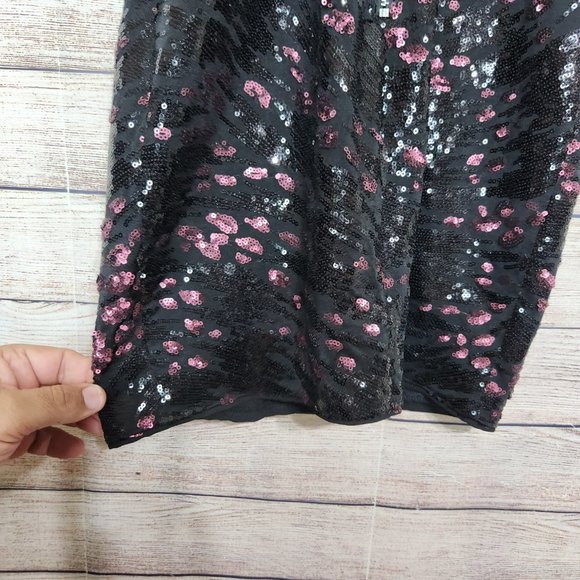 ASTR The Label Sequin Cross Back Mini Dress Lined Women's Size XS - Picture 11 of 14